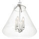 Voss 4 Light 18 inch Polished Nickel Pendant Ceiling Light