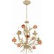 Southport 5 Light 20 inch Sage Rose Chandelier Ceiling Light