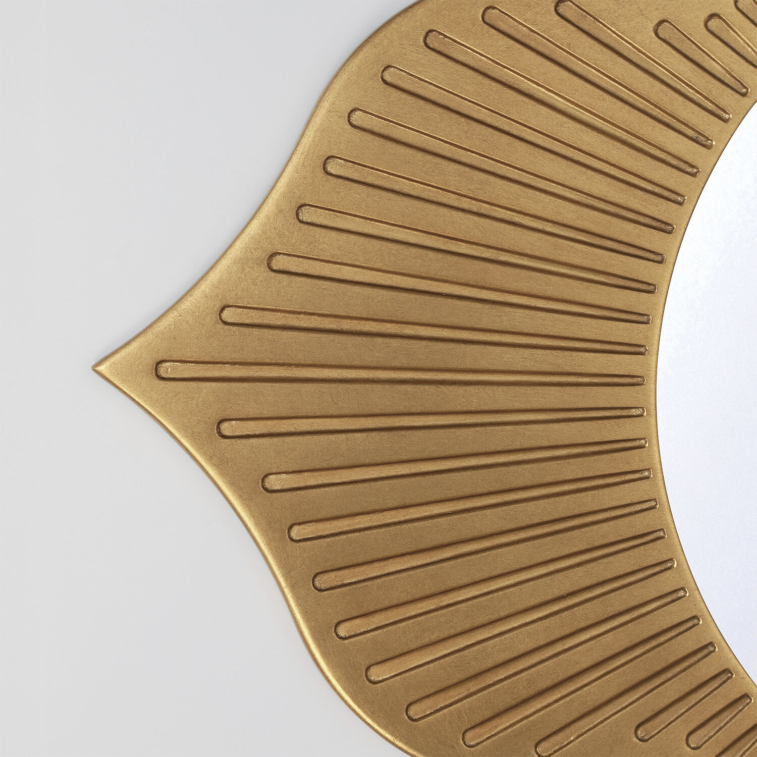 Tullos 48 X 48 inch Burnished Brass Mirror