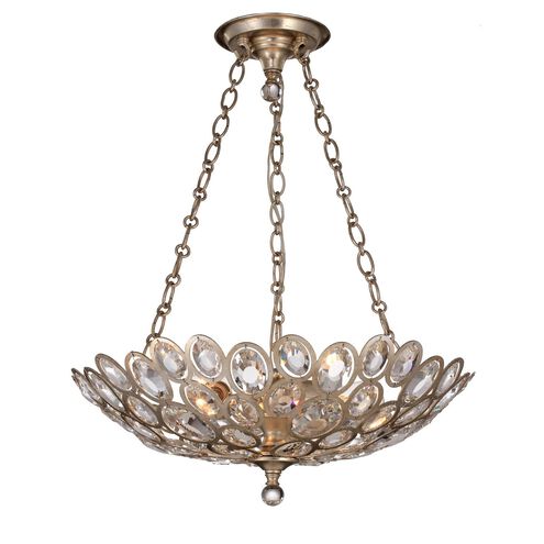 Sterling 3 Light 20 inch Distressed Twilight Chandelier Ceiling Light