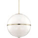 Truax 4 Light 30 inch Aged Brass Pendant Ceiling Light