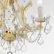 Maria Theresa 4 Light 16.5 inch Gold Mini Chandelier Ceiling Light in Clear Hand Cut