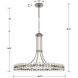 Clover 12 Light 28.75 inch Brushed Nickel Chandelier Ceiling Light