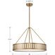 Kendal 6 Light 28 inch Vibrant Gold Chandelier Ceiling Light