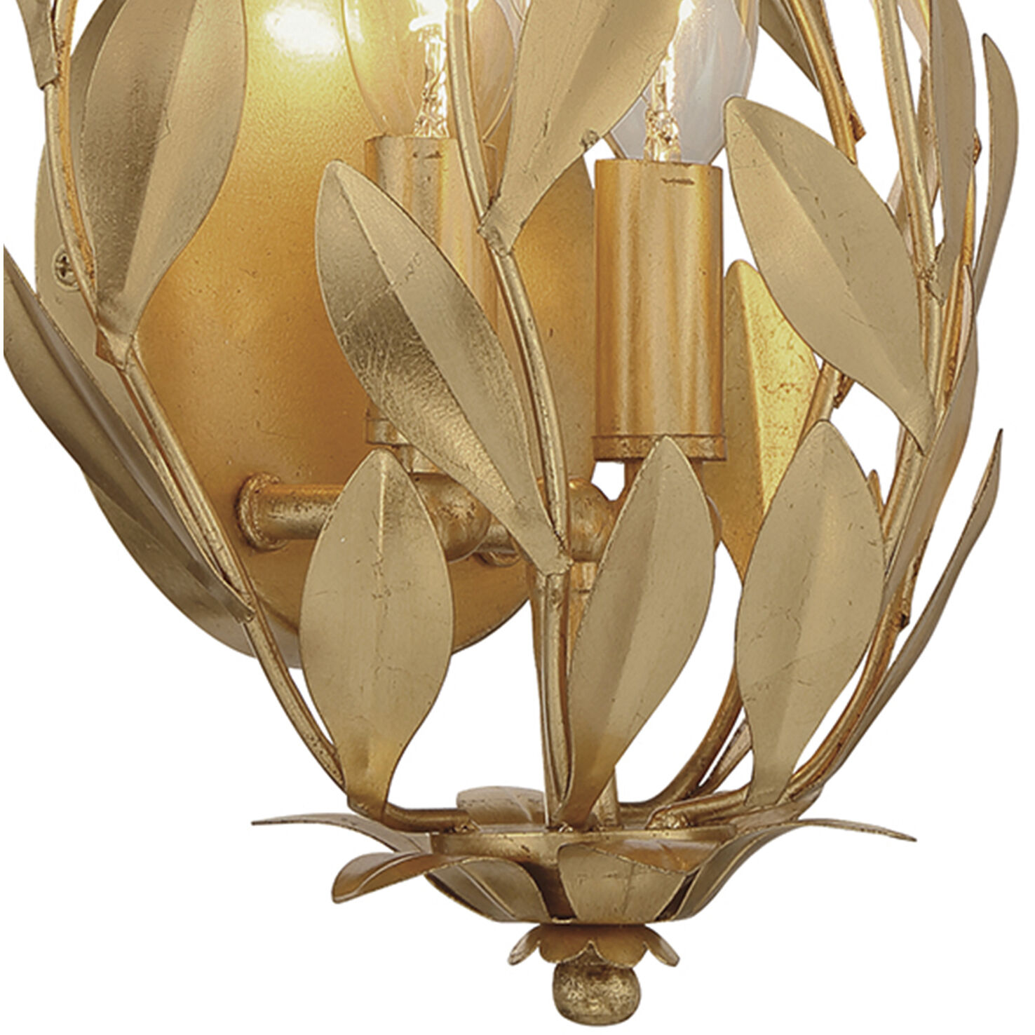 Broche Wall Sconce Wall Light in Antique Gold