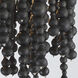 Poppy 3 Light 15 inch Matte Black Semi Flush Ceiling Light