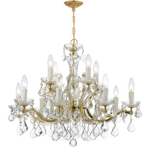 Maria Theresa 12 Light 30 inch Gold Chandelier Ceiling Light