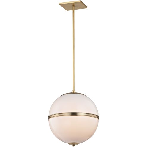 Truax 4 Light 16 inch Aged Brass Pendant Ceiling Light