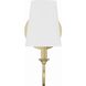 Payton Bath Sconce Wall Light in Vibrant Gold