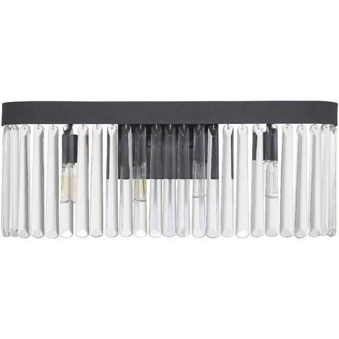 Emory Sconce Wall Light in Black Forged