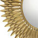 Broche 30 X 30 inch Antique Gold Mirror