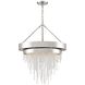 Clarksen 6 Light 26 inch Polished Nickel Chandelier Ceiling Light