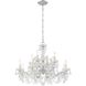 Maria Theresa 12 Light 29 inch Polished Chrome Chandelier Ceiling Light in Clear Hand Cut