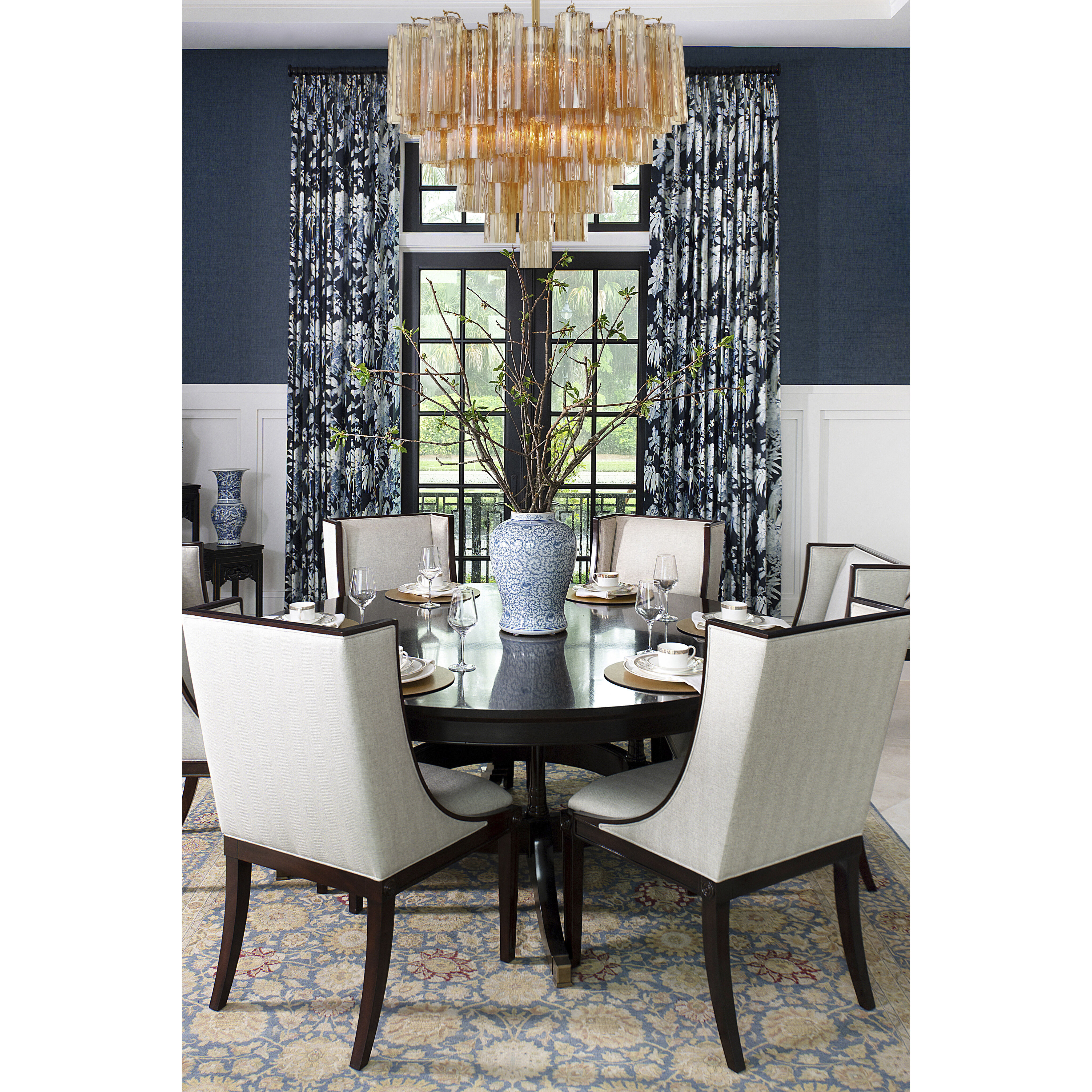 Addis 12 Light 26.75 inch Aged Brass Chandelier Ceiling Light in Tronchi Glass Amber