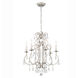 Ashton 6 Light 21.5 inch Olde Silver Chandelier Ceiling Light in Clear Hand Cut