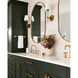 Xavier Bath Sconce Wall Light in Vibrant Gold