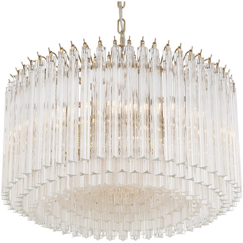 Lofton 7 Light 24 inch Aged Brass Chandelier Ceiling Light