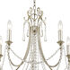Arcadia 5 Light 23.5 inch Antique Silver Chandelier Ceiling Light