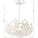 Broche 5 Light 23 inch Matte White Chandelier Ceiling Light