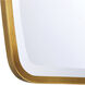 Lindee 36 X 24 inch Antique Gold Wall Mirror