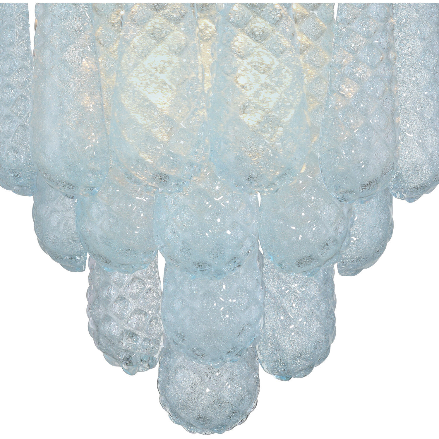Ollie Bath Wall Light in Sand Glass Blue