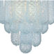 Ollie Wall Sconce Wall Light in Sand Glass Blue