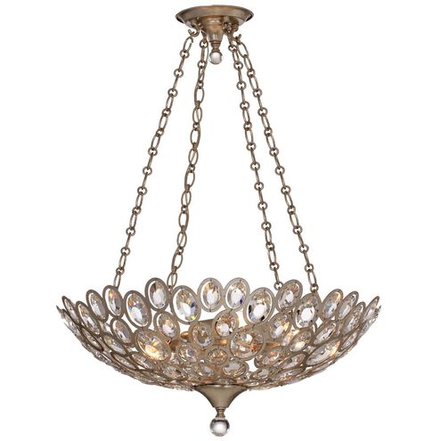 Sterling 5 Light 24 inch Distressed Twilight Chandelier Ceiling Light