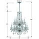 Traditional Crystal 12 Light 26.5 inch Polished Chrome Chandelier Ceiling Light in Clear Swarovski Strass