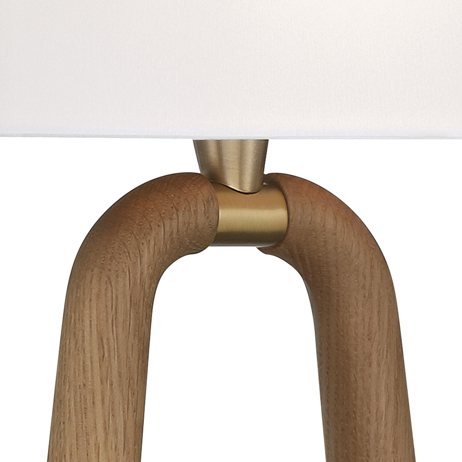 Jori Bath Wall Light in Aged Brass and Wood