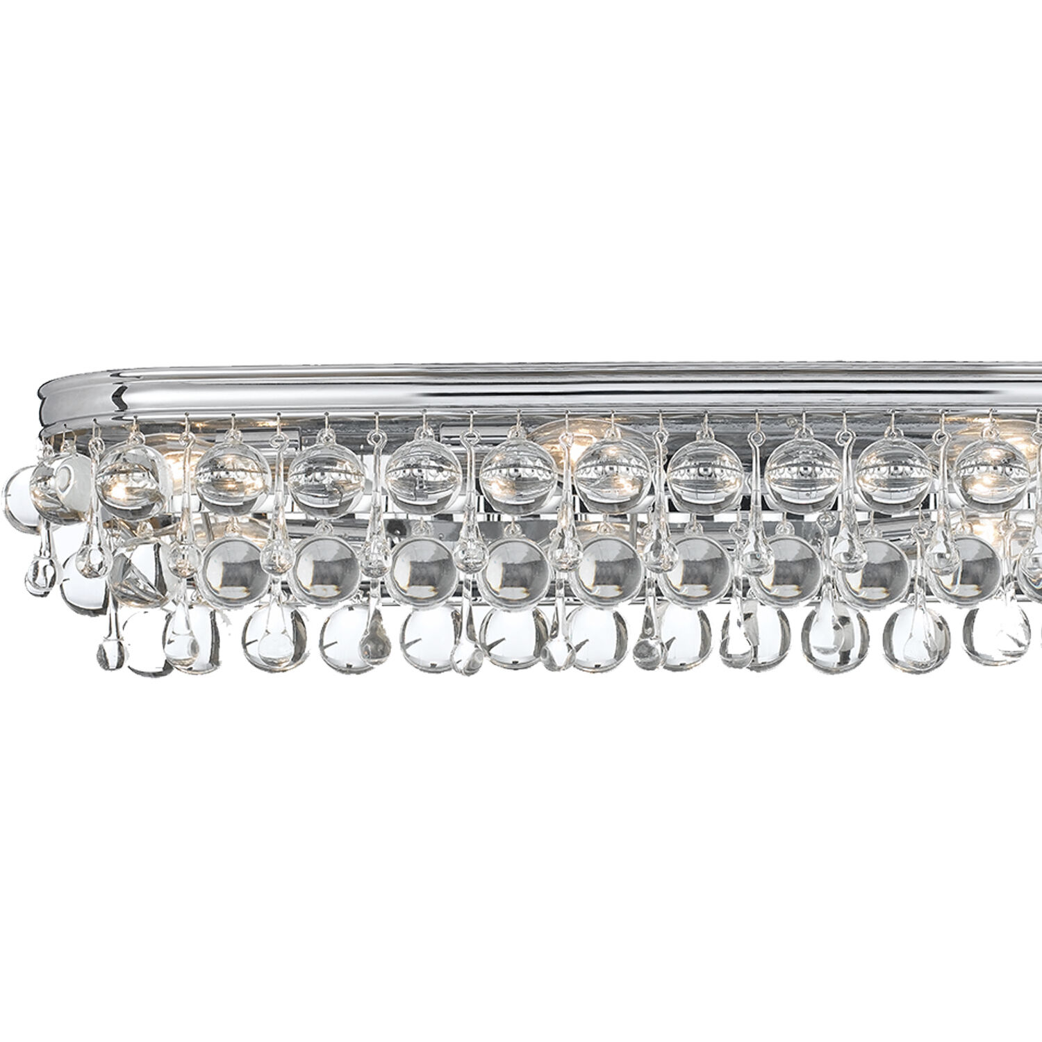 Calypso Bath Vanity Light Wall Light in Polished Chrome