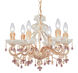 Paris Market 6 Light 18 inch Champagne Mini Chandelier Ceiling Light in Champagne (CM)