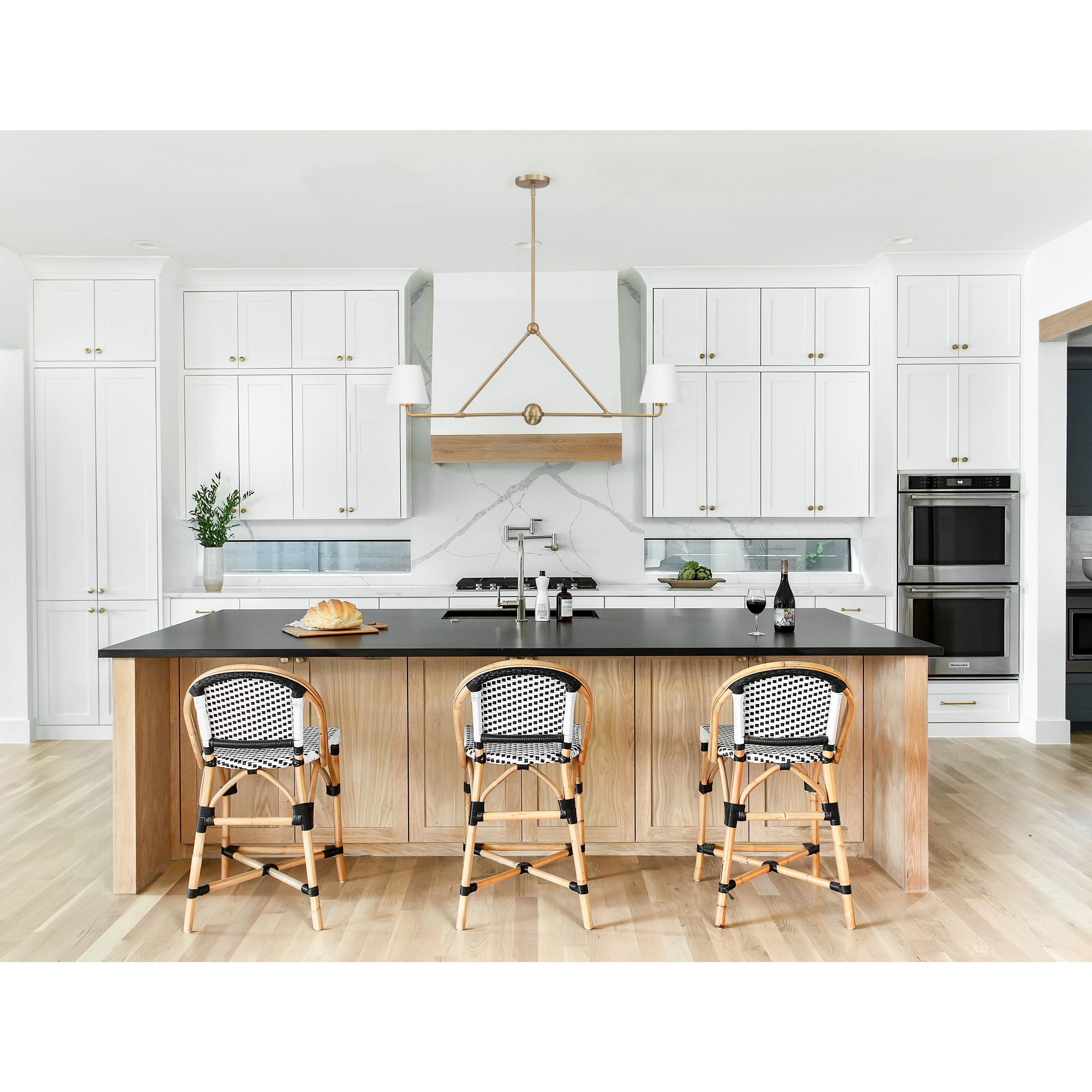 Xavier 2 Light 42 inch Vibrant Gold and White Chandelier Ceiling Light