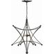 Astro 4 Light 27 inch Black Chandelier Ceiling Light