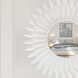 Broche 20 X 20 inch Matte White Wall Mirror