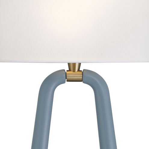 Jori Wall Sconce Wall Light in Aged Brass and Blue