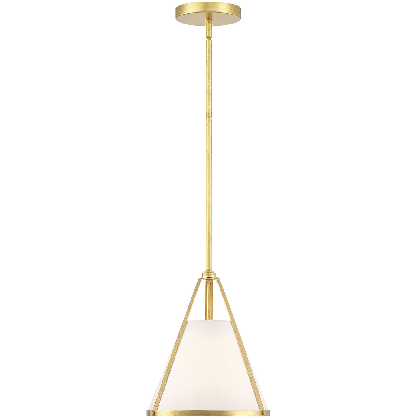 Fulton 1 Light 9.25 inch Antique Gold Mini Pendant Ceiling Light