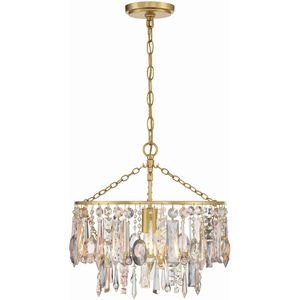 Elsa 1 Light 15 inch Antique Gold Pendant Ceiling Light