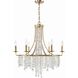 Gabrielle 6 Light 28 inch Antique Gold Chandelier Ceiling Light