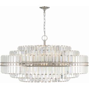 Hayes 32 Light 41 inch Polished Nickel Chandelier Ceiling Light