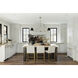 Xavier 4 Light 54 inch Vibrant Gold Linear Chandelier Ceiling Light