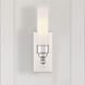 Wilcox Bath Sconce Wall Light in Polished Nickel