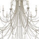 Arcadia 28 Light 61 inch Antique Silver Chandelier Ceiling Light