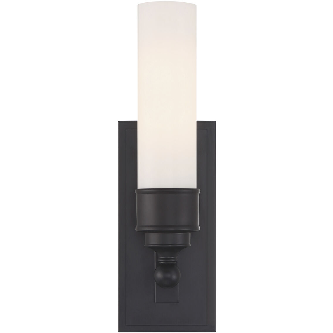 Wilcox Bath Sconce Wall Light in Matte Black