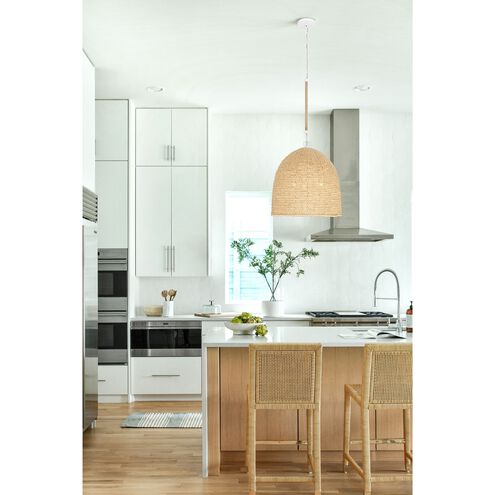 Jasper 3 Light 16 inch Matte White Pendant Ceiling Light