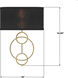 Laurel Wall Sconce Wall Light in Black