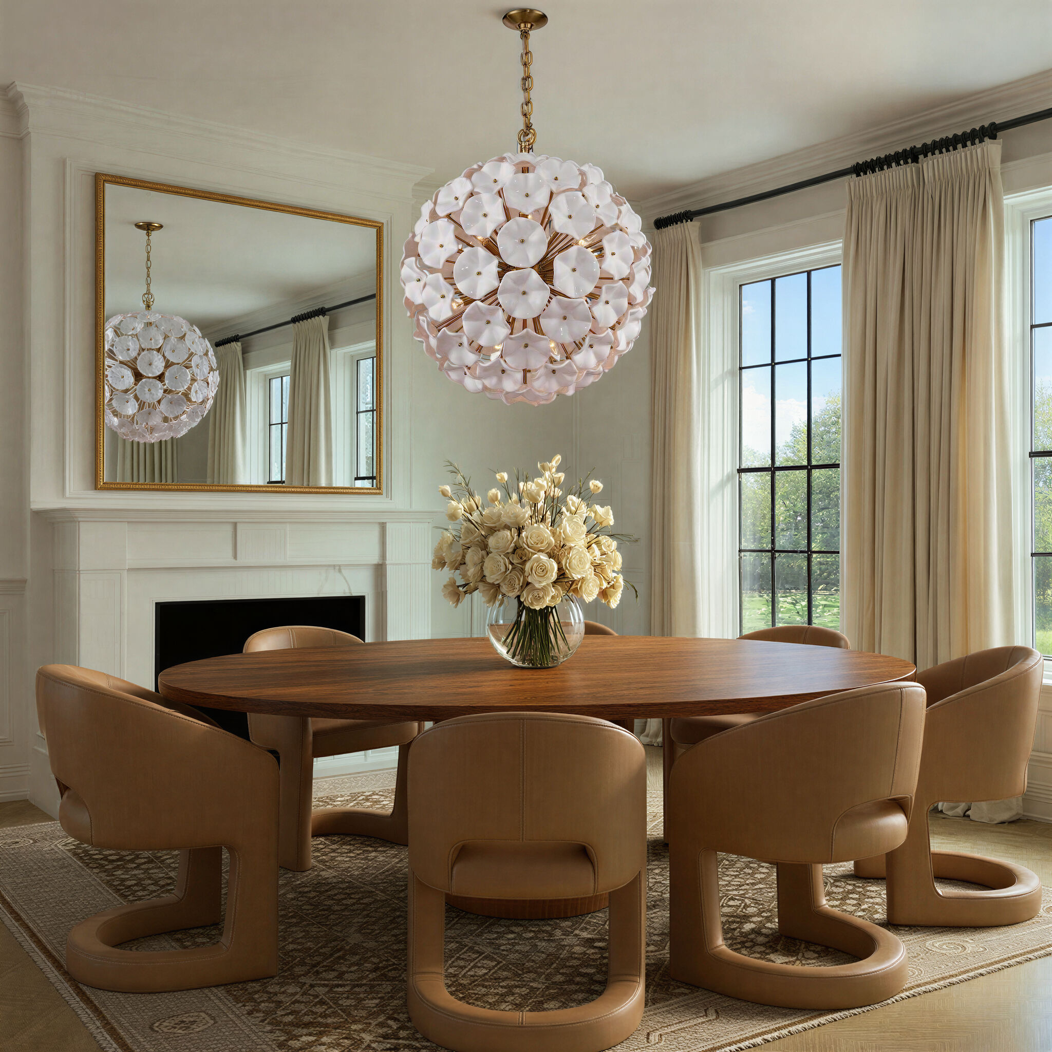 Esme 12 Light 28 inch Aged Brass Chandelier Ceiling Light