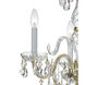 Traditional Crystal 3 Light 16 inch Polished Brass Mini Chandelier Ceiling Light in Clear Hand Cut
