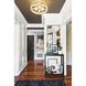 Clover 4 Light 18.25 inch Aged Brass Semi Flush Ceiling Light
