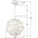 Marselle 4 Light 16.5 inch Matte White Mini Chandelier Ceiling Light