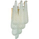 Ollie Bath Wall Light in Sand Glass Green
